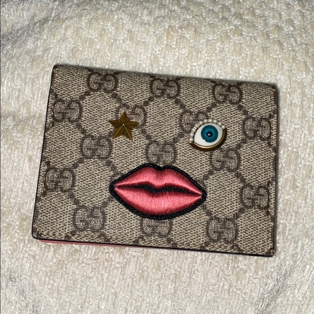 Gucci Supreme face wallet